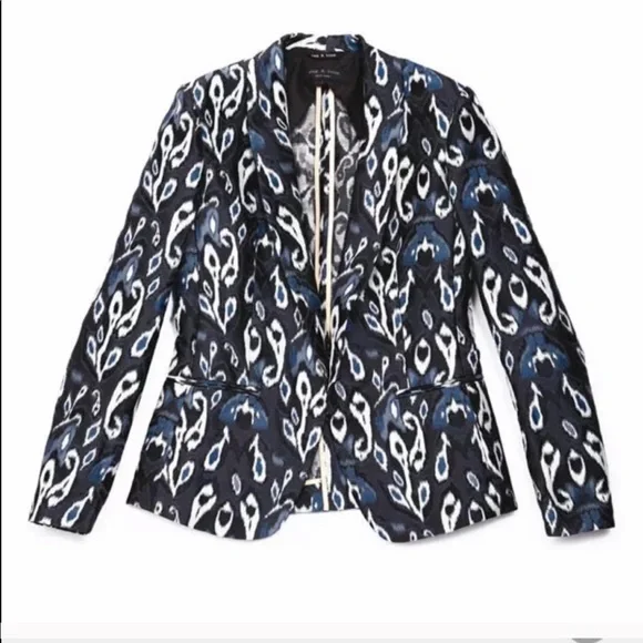 rag & bone Black and White Blazer - Picture 2 of 8